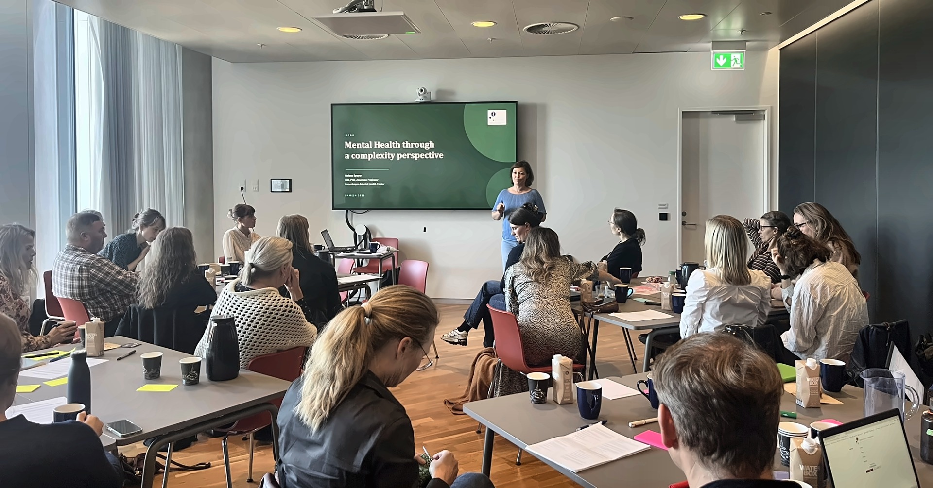 Helene Speyer holder oplæg ved visionsseminaret