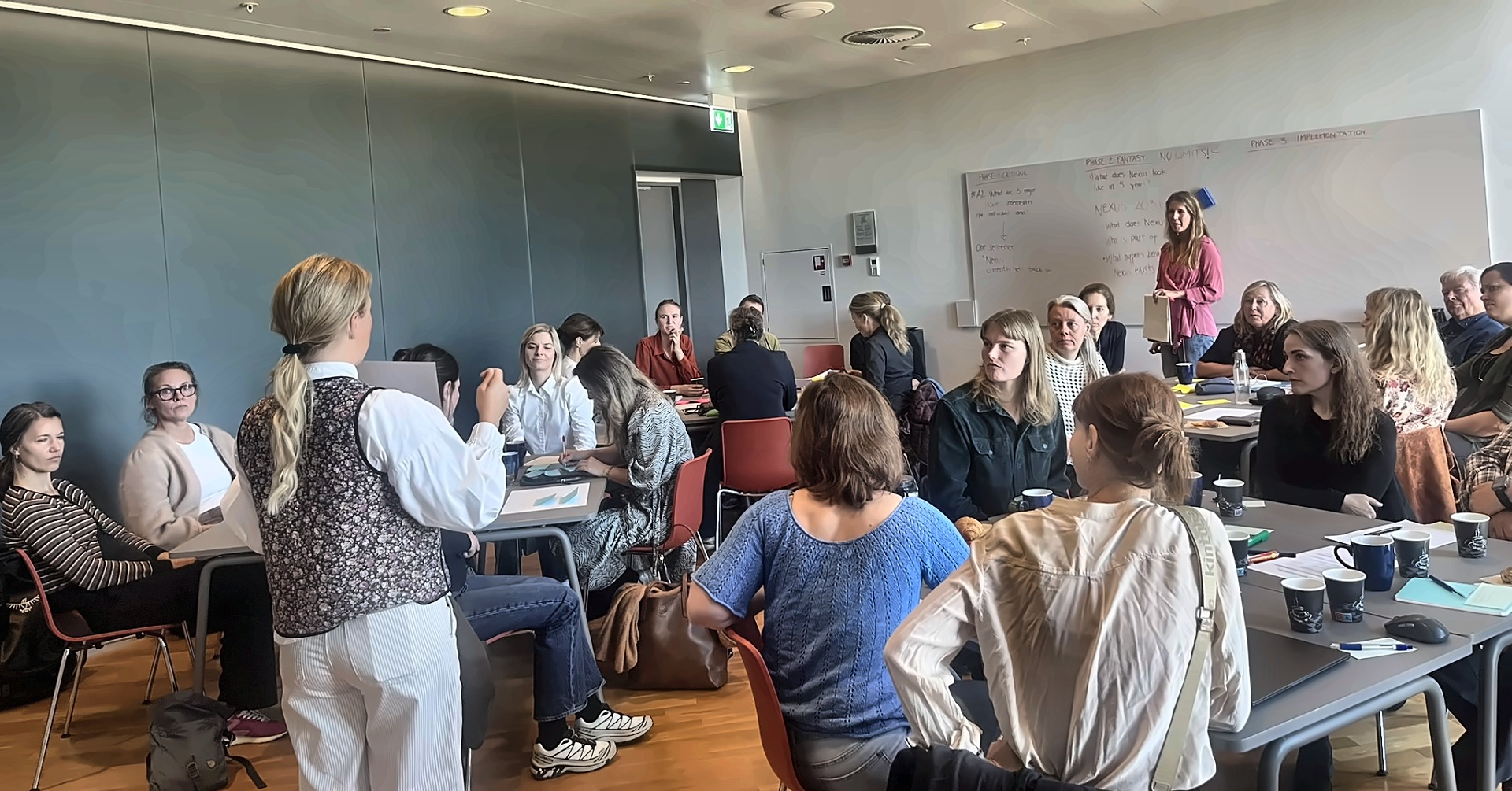 Plenumdiskussion ved visionsseminaret