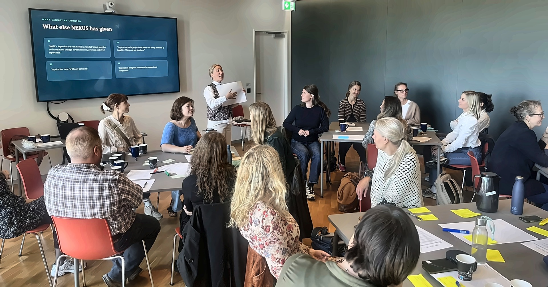 Præsentation ved visionsseminaret